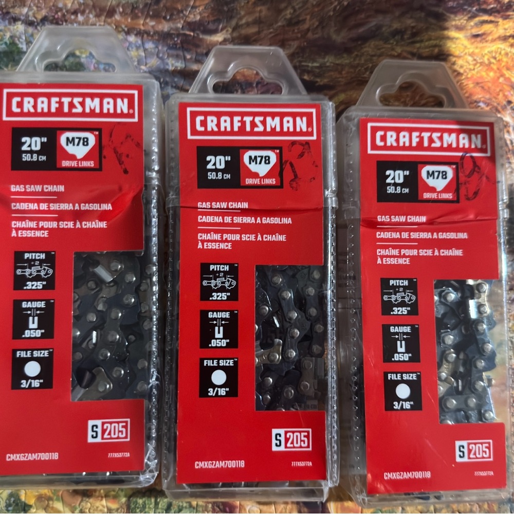 Craft Red Gas Saw Chain Pack